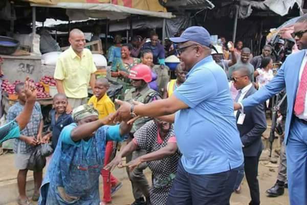 See What These Elderly Market Women Did When They Saw Governor Wike (Photos)