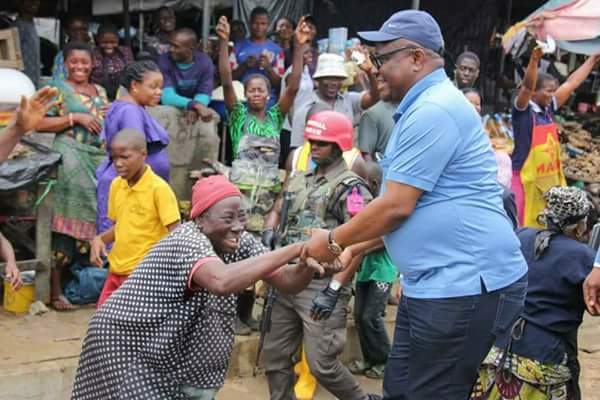 See What These Elderly Market Women Did When They Saw Governor Wike (Photos)
