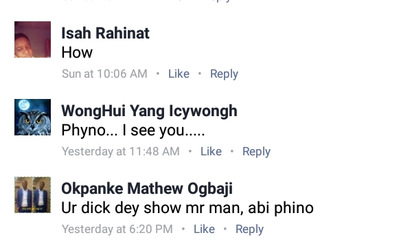 'I See, Things Stood Up': See What Ladies Are Saying About Phyno's Photo