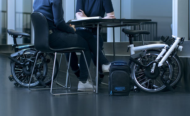 This Bicycle Can Be Folded, Charged And Be Used To Charge Other Devices