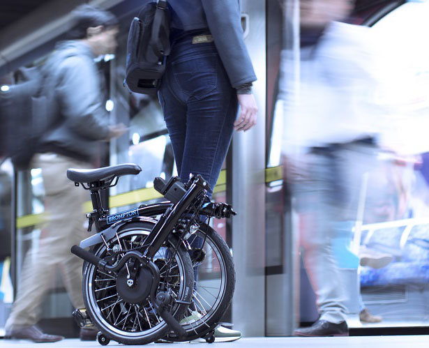 This Bicycle Can Be Folded, Charged And Be Used To Charge Other Devices