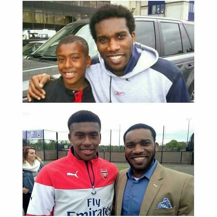 Check Out Then Vs Now Photos Of Alex Iwobi & Jay-Jay Okocha