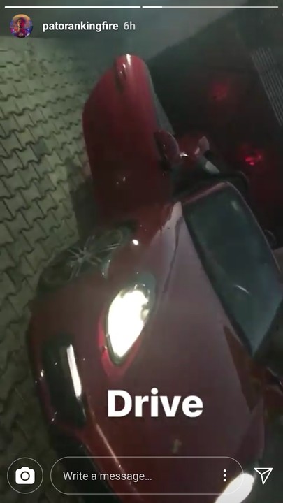 Patoranking Shows Off New Ferrari (Photos)