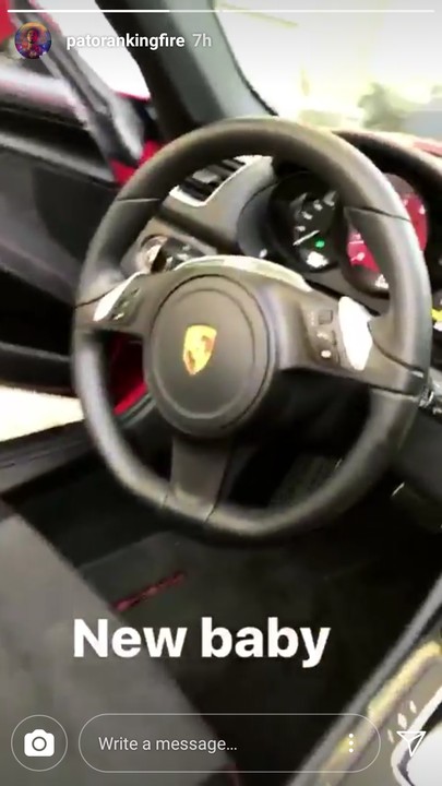 Patoranking Shows Off New Ferrari (Photos)