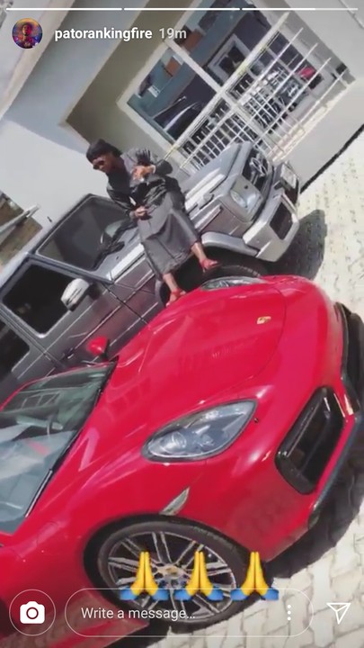 Patoranking Shows Off New Ferrari (Photos)