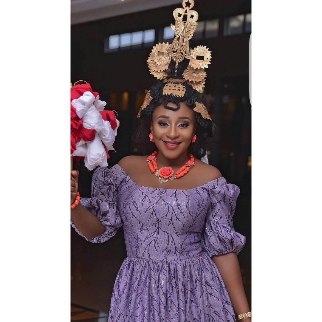 Ini Edo Stuns In Ibibio Traditional Attire (Photos)