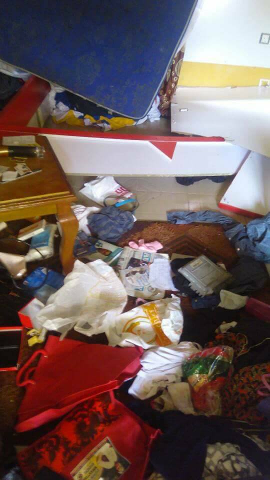 See The Condition Of Nnamdi Kanu's House After The Second Military Raid In Abia