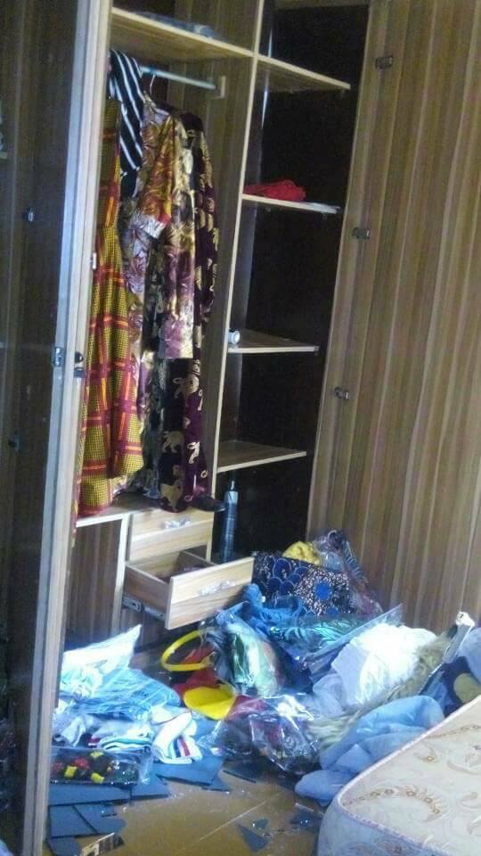 See The Condition Of Nnamdi Kanu's House After The Second Military Raid In Abia