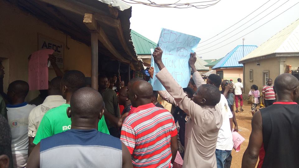 Protest In Abuja Over Electricity Over-Billing (Photos)