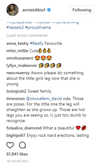 See The Picture Of Annie Idibia And Her Daughters That Made Fans To React