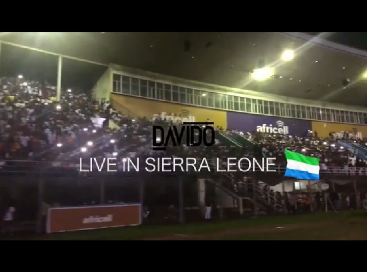 Davido Performs At 50,000 Capacity Stadium In Sierra Leone (Photos + Video)