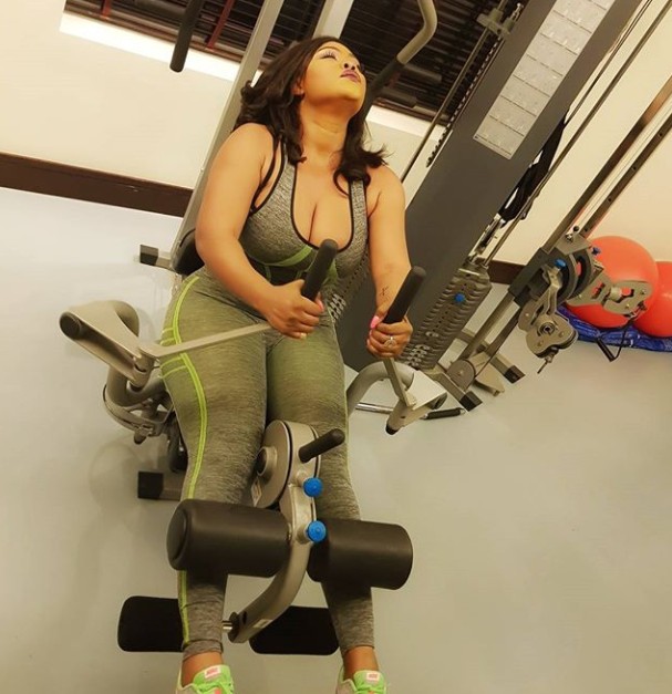'Orobo Toh Badd': Curvy Actress, Daniella Okeke Hits The Gym (Photos)