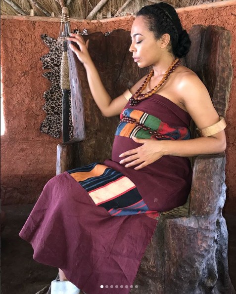 Tboss Plays Pregnant Woman In New Africa Magic Series (Photos)