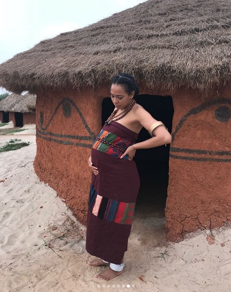 Tboss Plays Pregnant Woman In New Africa Magic Series (Photos)