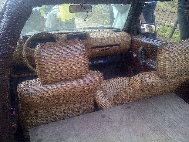 Car Made Out Of Basket In Ibadan [Photos]