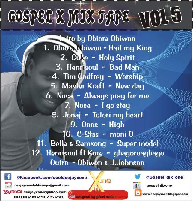 DJ X One - Gospel X Mix (Vol. 5)