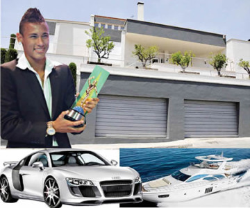 How Brazilian Soccer Star Neymar Spends His Millions
