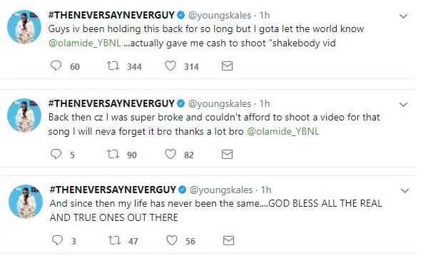 Olamide gave me money to shoot 'Shake Body' Video - Skales