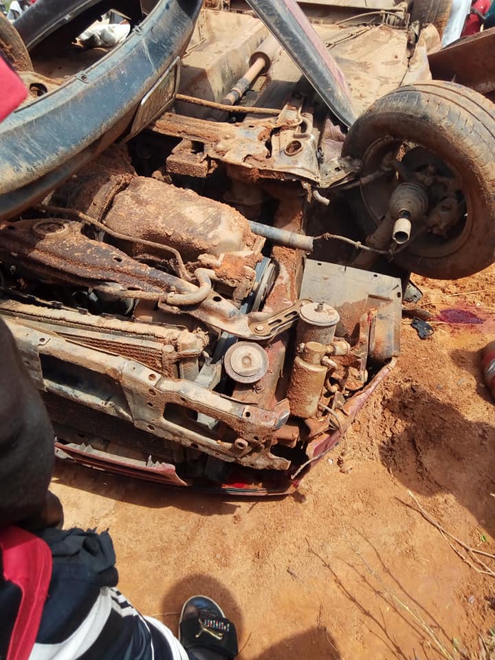 All Passengers Dead In Ghastly Motor Accident In Abuja (Photos)