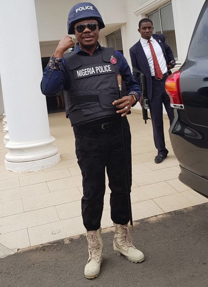 Anambra State Governor Looking Totally Different While Rocking Police Bulletproof Vest (Photos)