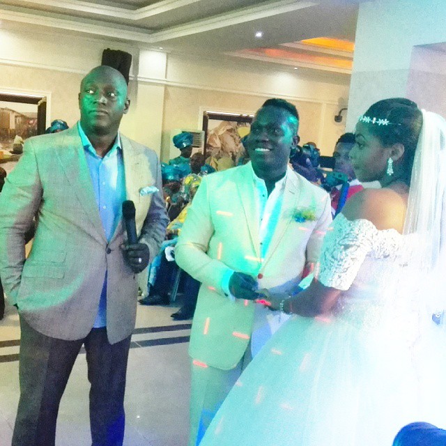 Duncan Mighty & Wife Vivien Step Out in their Wedding Outfits