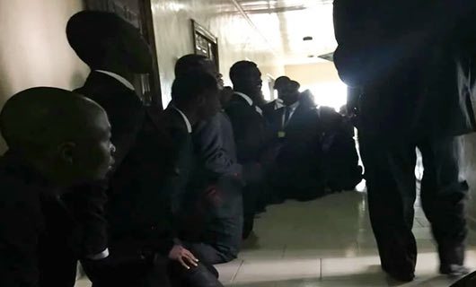 See How 300 Level Law Students Ordered By Lecturer To Kneel Down At Al-Hikmah University