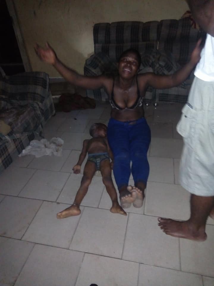 WTF! Lady Detained After Allegedly Poisoning Her Child In Delta | Photos + Video