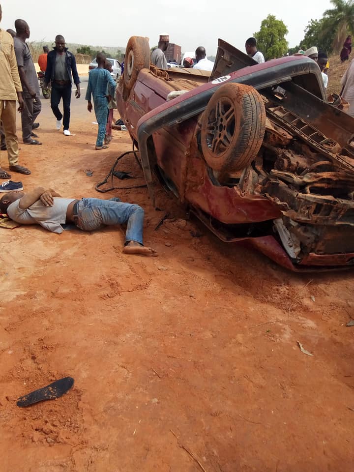 All Passengers Dead In Ghastly Motor Accident In Abuja (Photos)