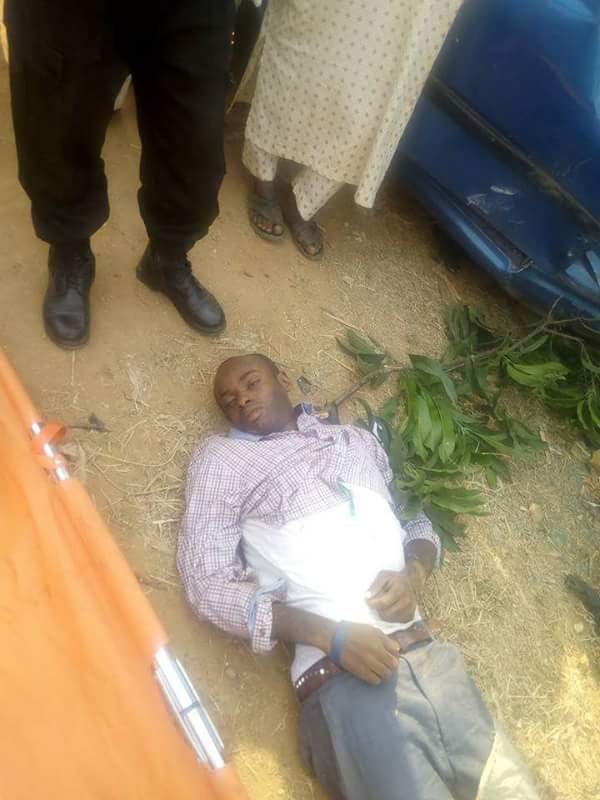 ALERT!! This Corper Had An Accident & Died On The Spot Along Minna Road, Do You Know Him?