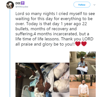 Nigerian Man Who Went To 4 Months In Jail After Surviving 22 Gunshots Shares Testimony (Photos)
