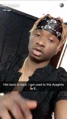 Lil Kesh Shows Off New Hairstyle (Photos)