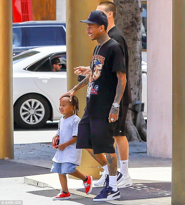 Tyga Bonds With Son, King Cairo In Beverly Hills