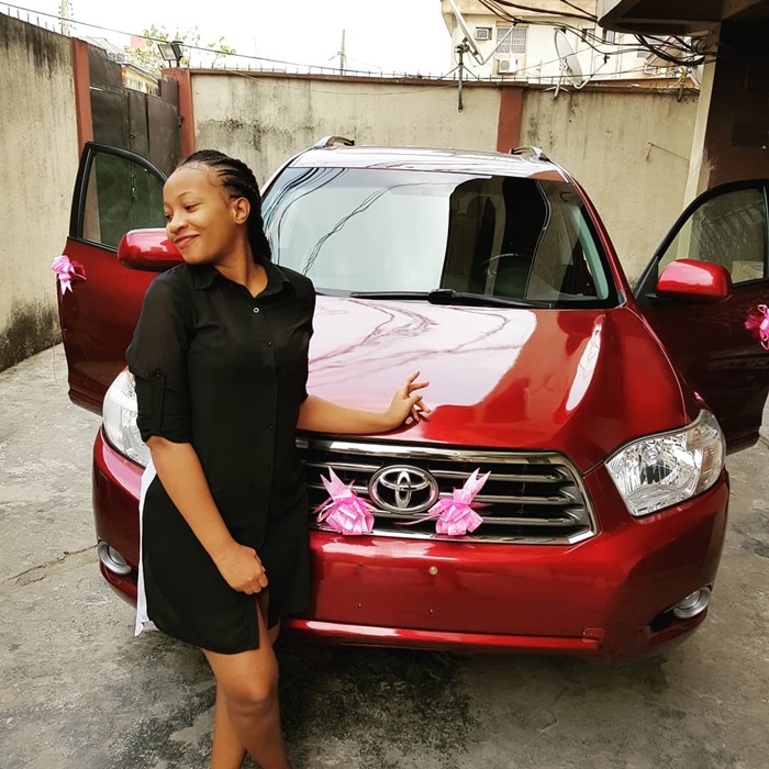 Skales Manager, Kolawole Ajayi, Buys Brand New Highlander For His Pretty Wife (Photos)