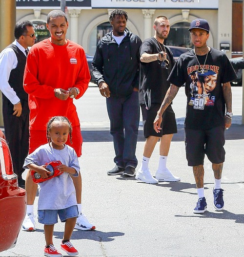 Tyga Bonds With Son, King Cairo In Beverly Hills