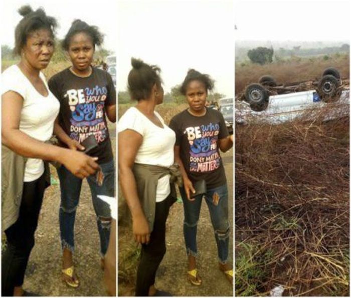Woman Shares Photos From A Fatal Accident She Survived, Thanks God For His Mercies