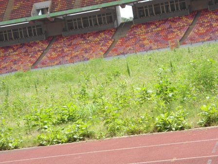 Too Bad!! Check Out The Terrible State Of National Stadium Abuja (See Photo)