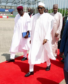 Photos: Buhari Leaves State House For Home Town
