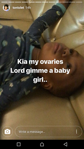 Lord Give Me A Baby Girl - Tonto Dikeh Pleads To God