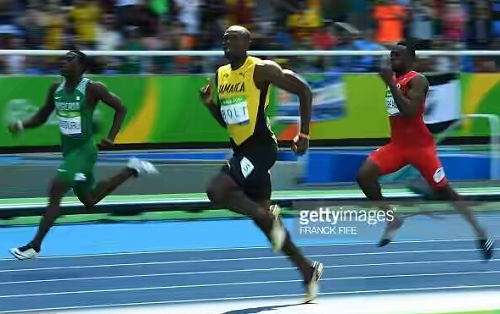 Nigeria's Oduduru Finishes 2nd Behind Usain Bolt In Men's 200m Race