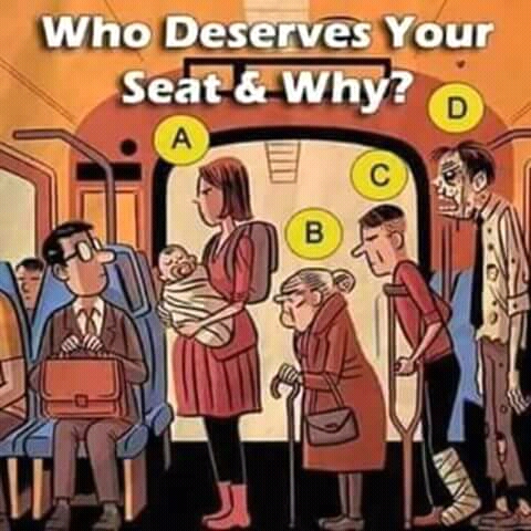 PHOTO: Who Will You Give Your Seat To In This Bus & Why? (Honest Opinions Only)