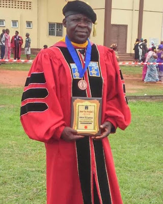 Nigerian Airforce Personnel Graduates As Best PhD Student At Babcock University
