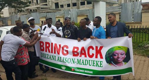 Photos: Protesters End Rally Asking To #BringBackDiezani