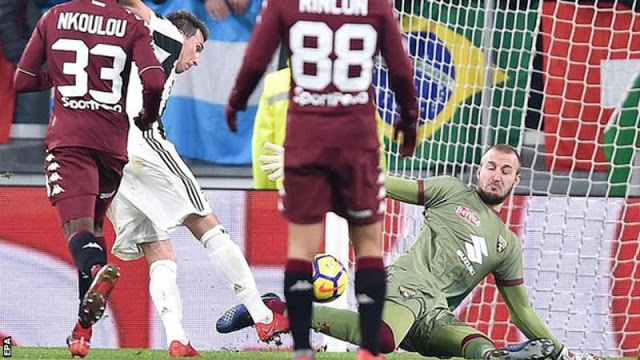 Mario Mandzukic Scores As Juventus Reach Coppa Italia Semi-Finals After Thrashing Torino