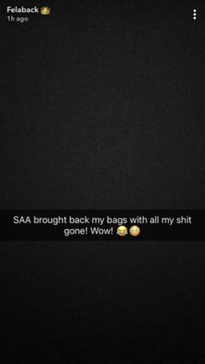 Wizkid Calls South African Airways Out Over Missing Items