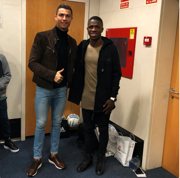 Cristiano Ronaldo Meets With £40m Wonder Kid Ahead Of Real Madrid Move (Photo)