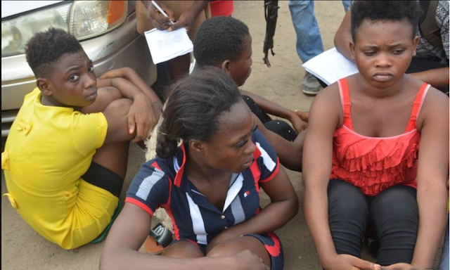 Various Prostitutes, Kidnappers With Gun Paraded By Lagos State Police Command (Photos)