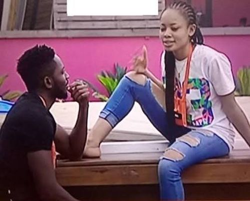 #BBNaija2018: Nina Felt So Disappointed As Miracle Refuses To Have Sex With Her
