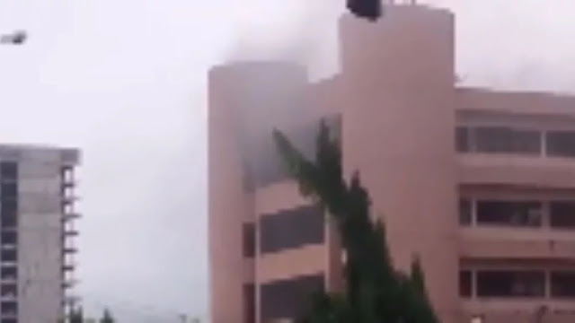 Breaking News !! Federal Secretariat Abuja Engulfed By Fire ( Photos )