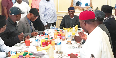 Buhari, Govs' Breakfast Photograph Fake- FFK