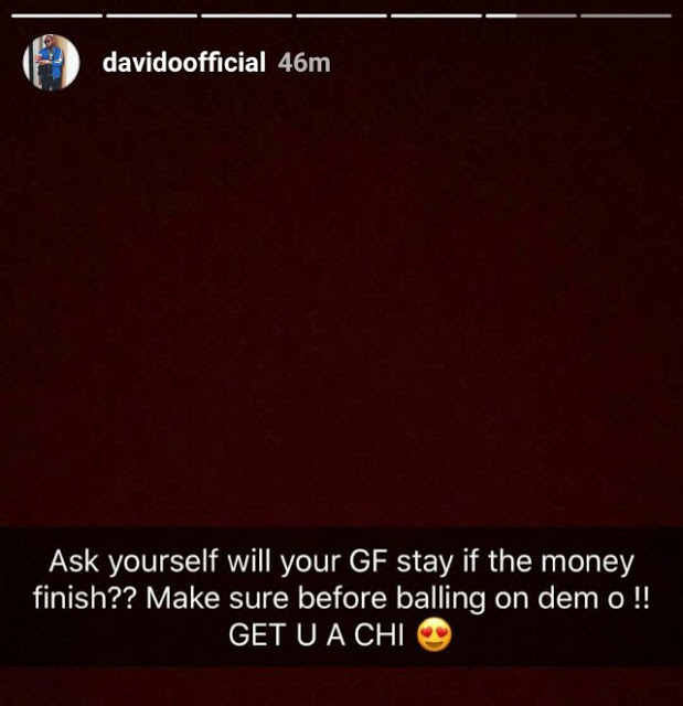 Davido Reveals Backup Plan In Case He Squanders His Money (What's Yours?)